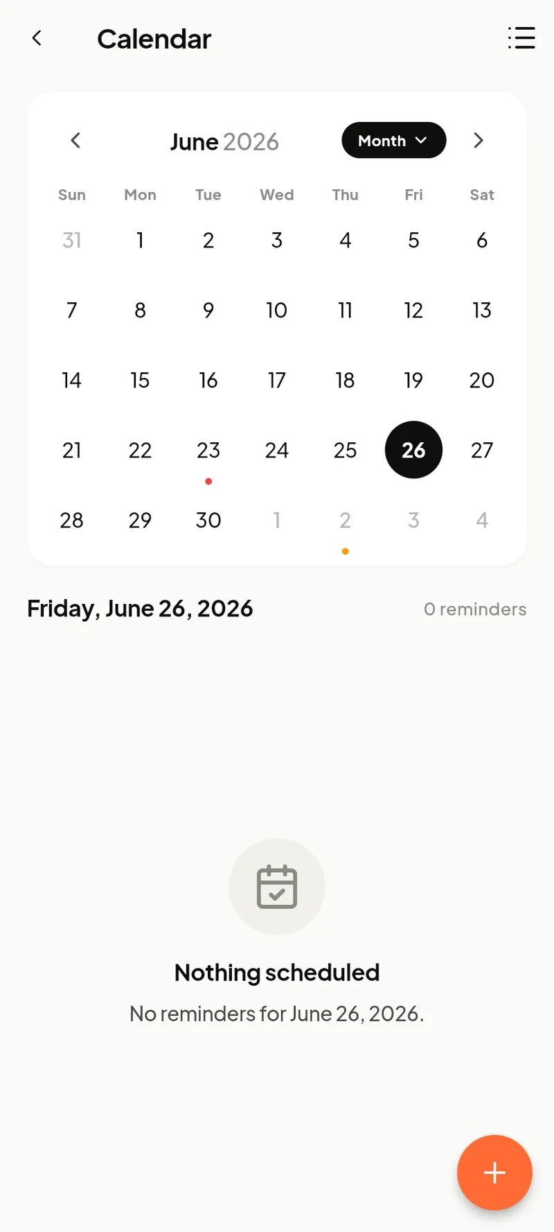 Calendar